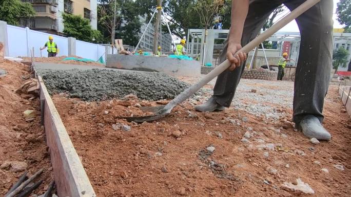 深圳建设建设工地小推车平地地面硬化