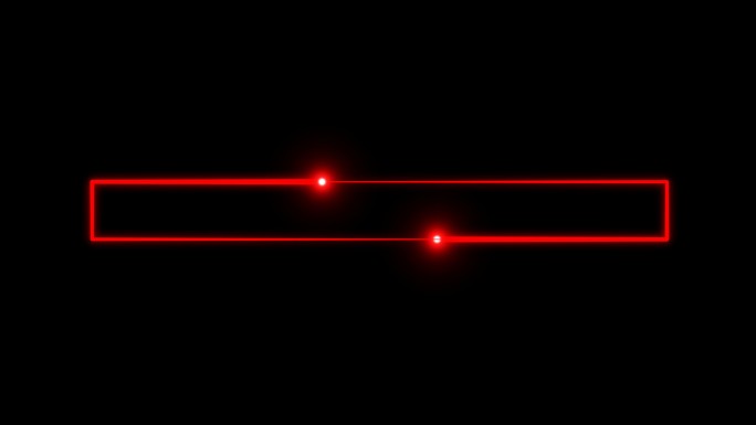 4K红色粒子光线描画长方形3.1