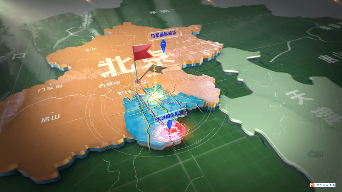 北京地图 熊安新区地图