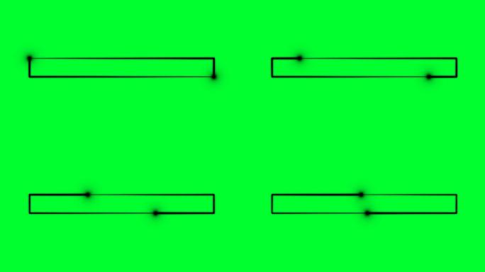 4K黑色粒子光线描画长方形3.1-循环