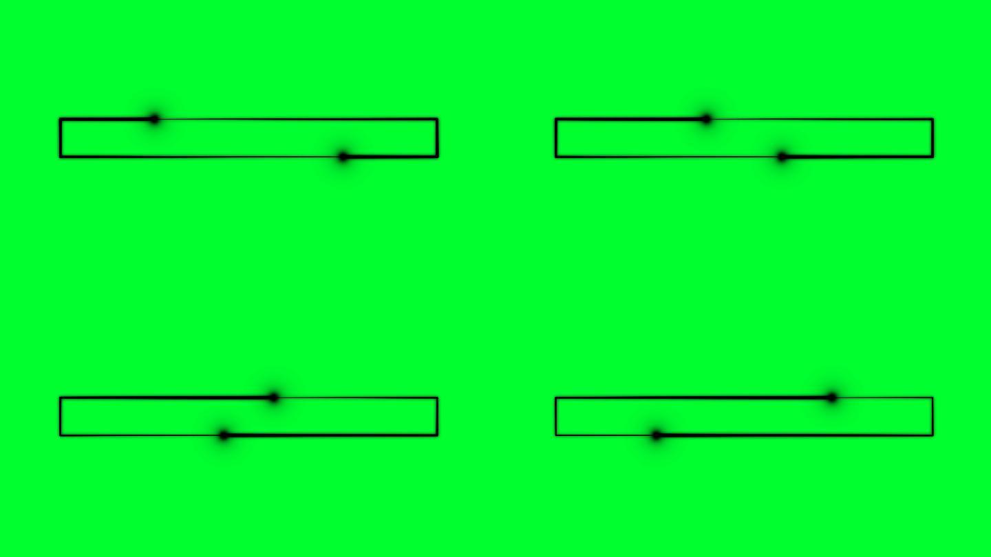 4K黑色粒子光线描画长方形3.1