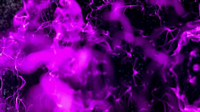 紫色粒子波浪