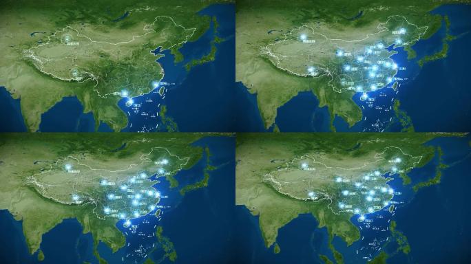 【原创】中国地图全国分布谷歌地图