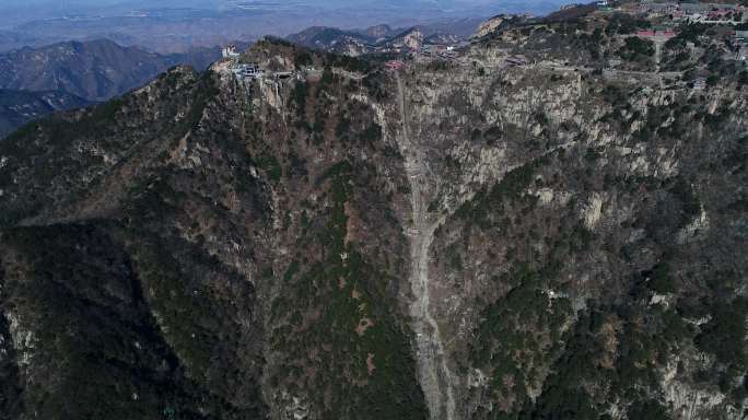 泰山高空航拍素材