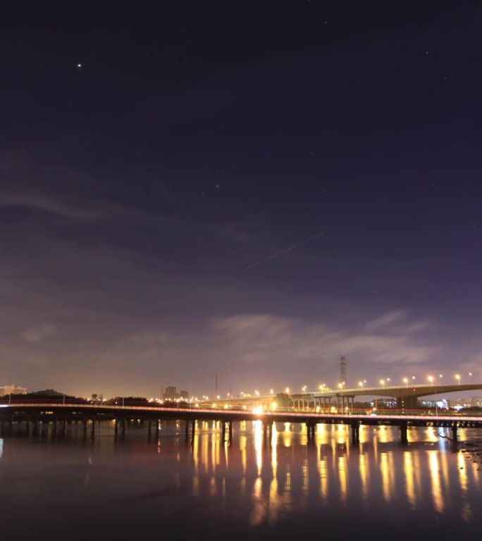 夜景竖屏延时