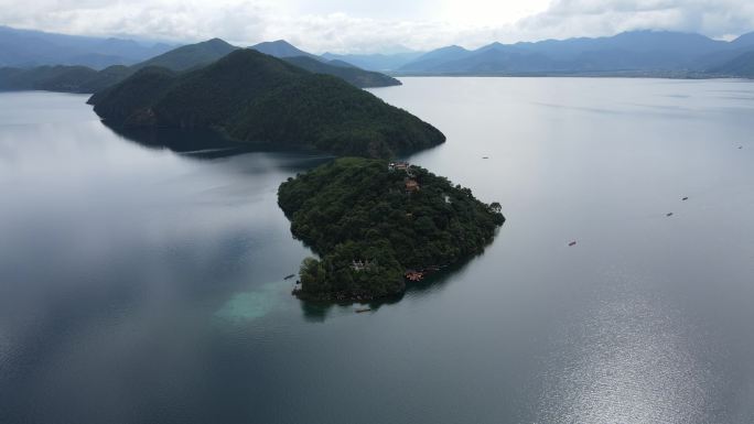 泸沽湖观景台