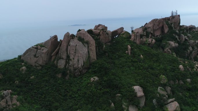 威海荣成槎山航拍素材