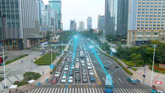 4K科技城市-智慧交通-信息化数字化网络