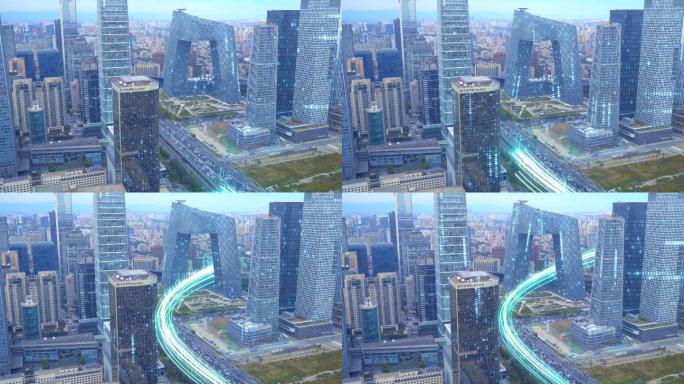 4K北京科技城市-北京央视大楼数字化