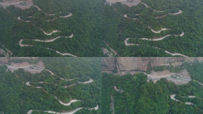 太行山道路航拍素材