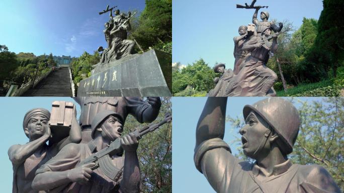 4k老山作战纪念馆雕塑