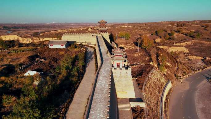 陕西榆林横山区波罗古堡南门城墙