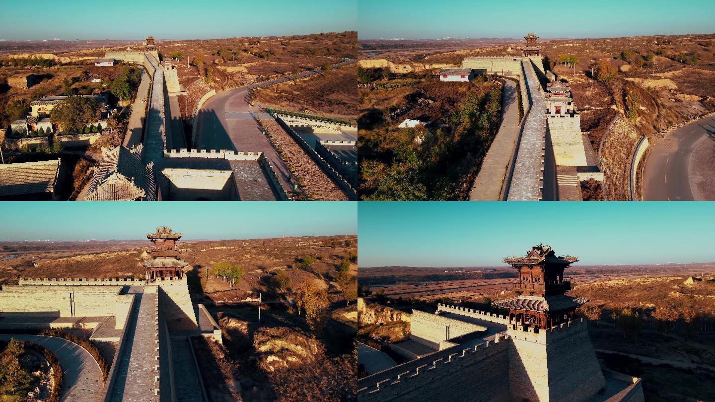 陕西榆林横山区波罗古堡南门城墙