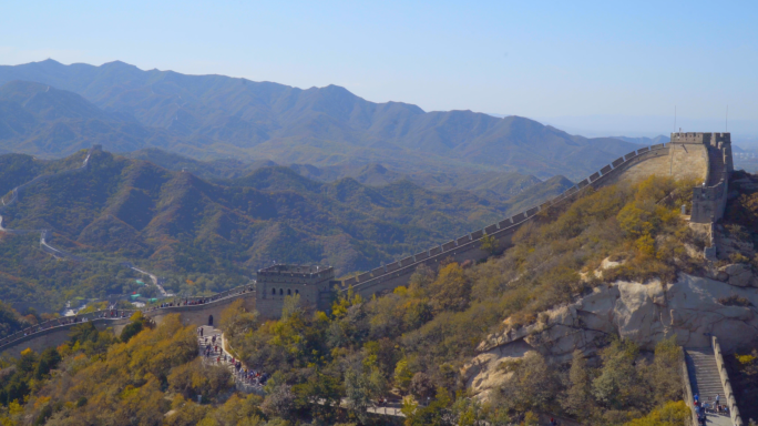 4K长城-山脉-山岭