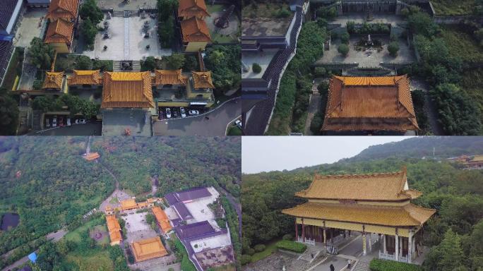 南京江宁方山定林寺航拍