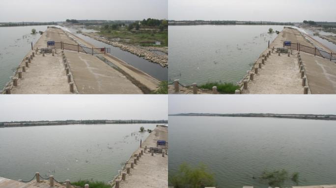京杭大运河上的水利工程戴村坝