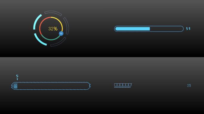 10组进度条视频素材-1