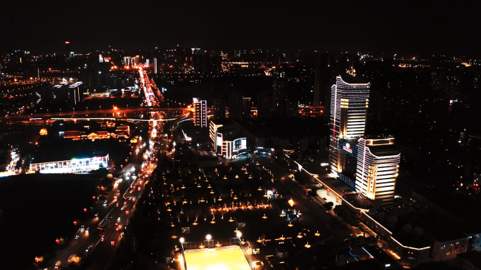 湖南广电和世界之窗夜景