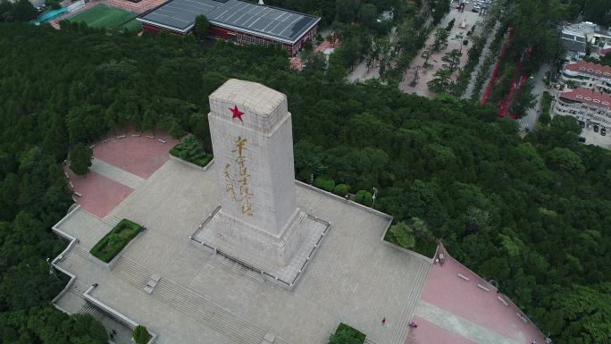 济南英雄山纪念碑航拍