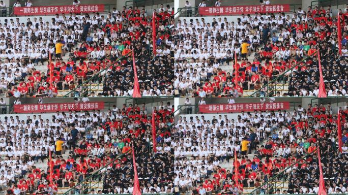 中南大学毕业典礼学生班级座无虚席07