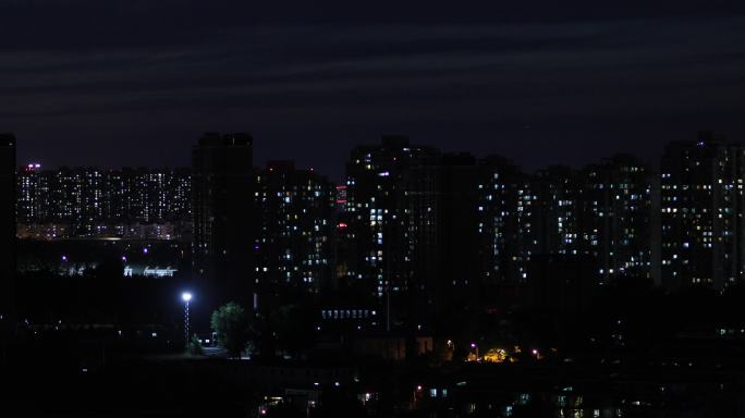 4K实拍夜景车流北京夜景北漂