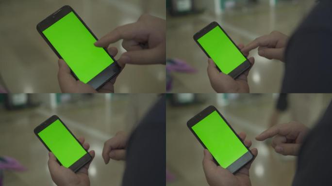4k手机绿幕抠像抠屏特写画面