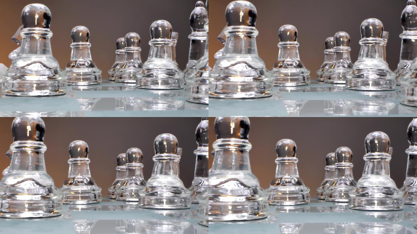 4K桌面国际象棋透明休闲活动