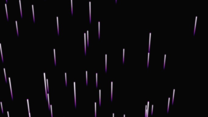 紫色粒子拖尾流星发光通道