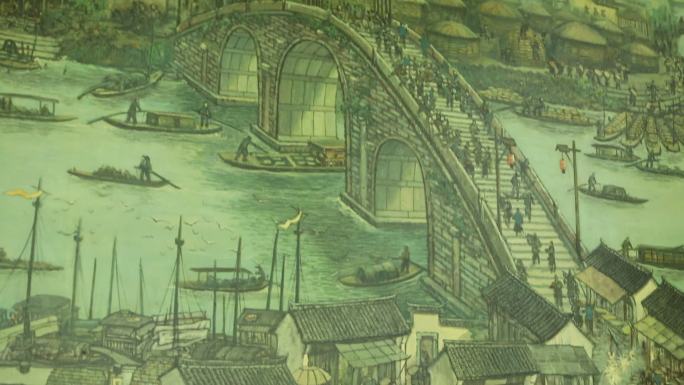 杭州大运河博物馆文物工笔画