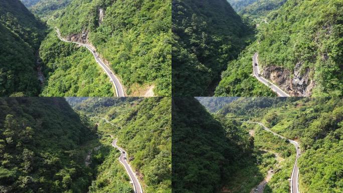 贵州黔南州陡峭山路