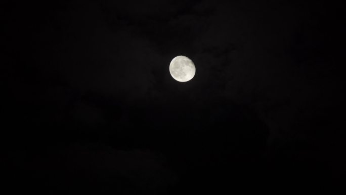 天空月亮实拍丨4K丨原创