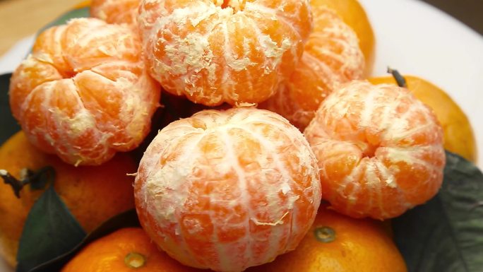橘子果肉蜜桔桔子水果广告
