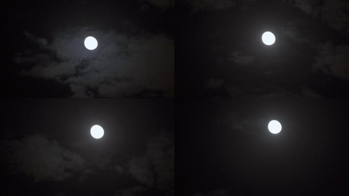 天空月亮升起丨4K丨原创实拍
