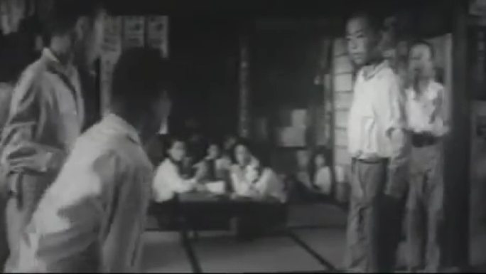 40年代日本学校武术、摔跤训练