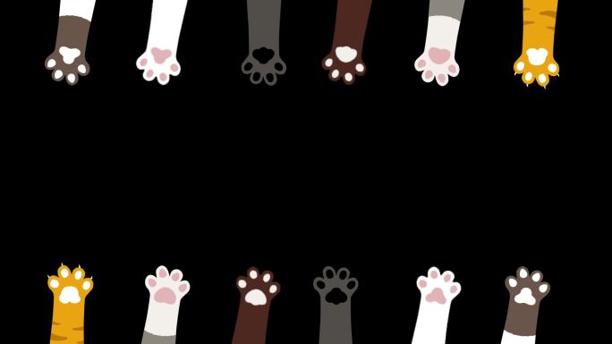 可爱猫爪AE动画