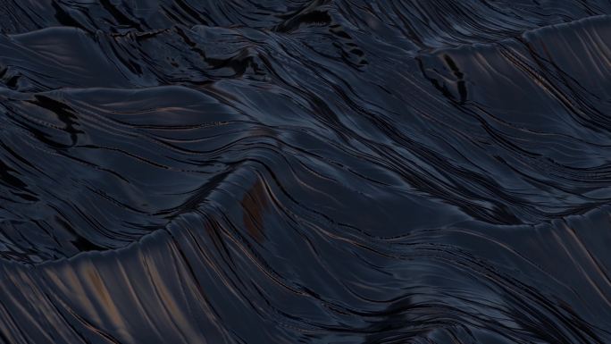 4K-黑色柔美抽象流体动画视频