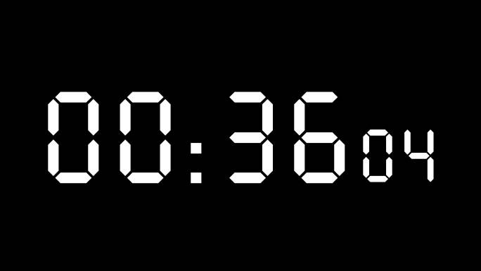 4K一分钟正、倒计时器精确百分之一秒