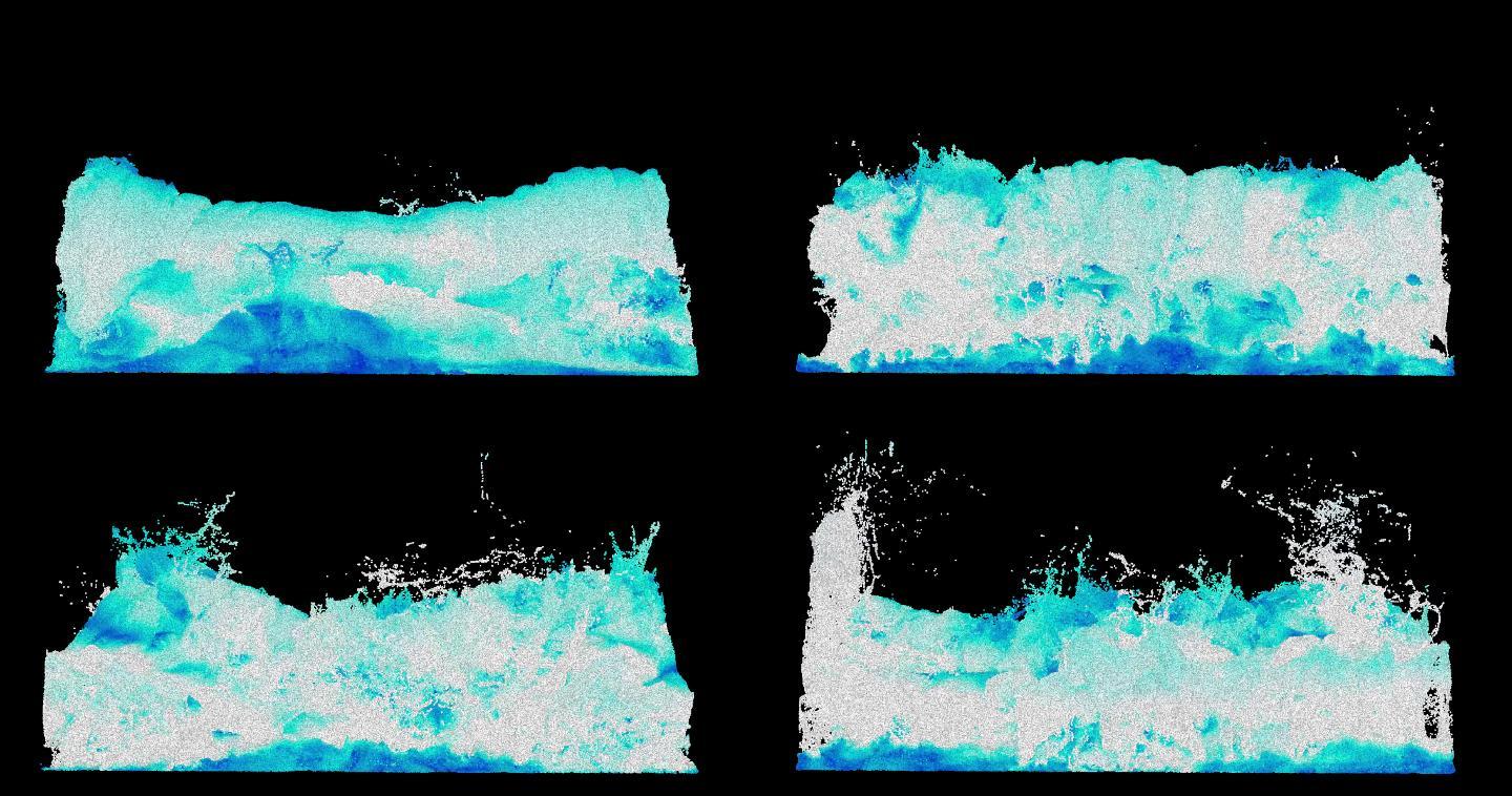 3D海浪粒子视频