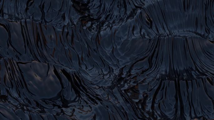 4K-黑色柔美抽象流体动画视频