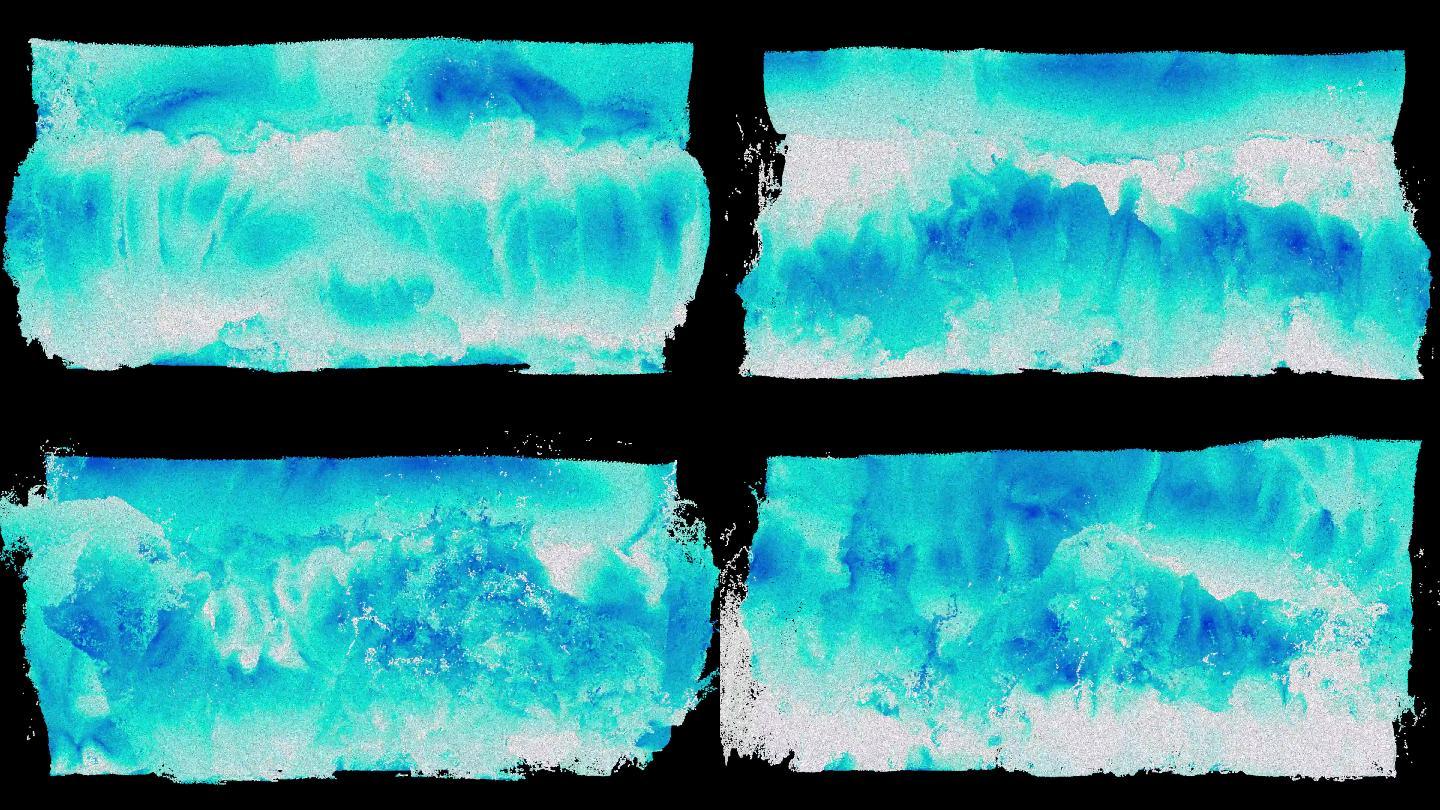 3D海浪粒子视频