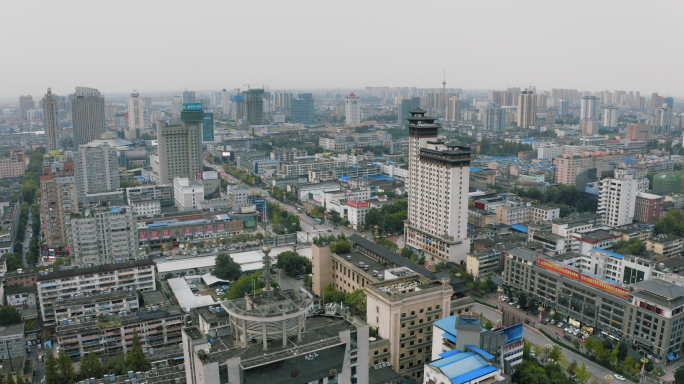 【4K】三四线城市通用航拍