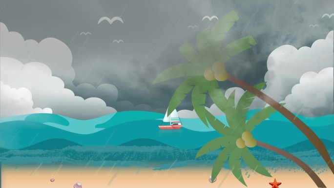 mg暴风雨海滩