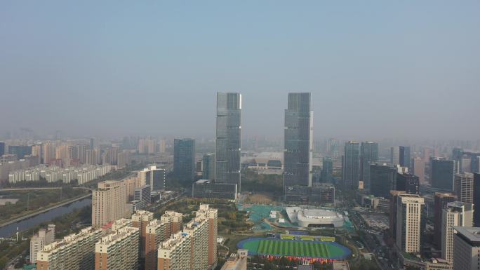 郑州绿地双子楼