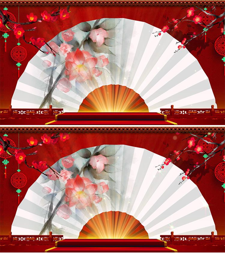 中国风相声戏曲小品说书背景