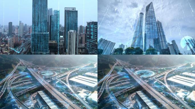 杭州互联网科技智慧城市特效合成