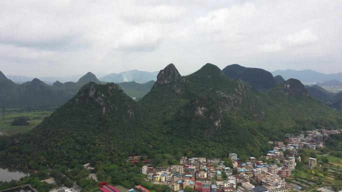 桂林航拍风景山水桂林风光4K