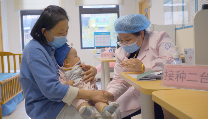 4K社区医院接种疫苗婴儿打疫苗