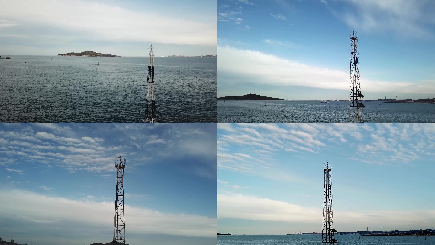 海边信号铁塔