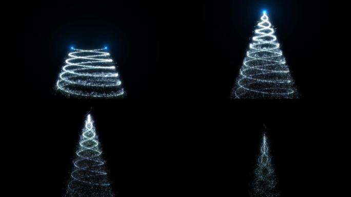 【AE模板】圣诞树粒子-可编辑