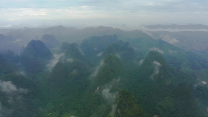 航拍云贵山川农村3